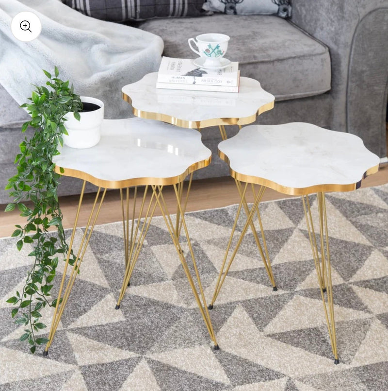 Coffee Tables- Nesting End Tables Side Tables (Star)