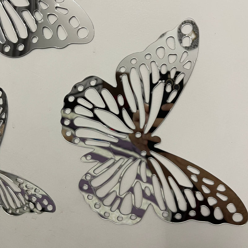 New 2024 Style Acrylic Mirror butterflies set for Wall Decor